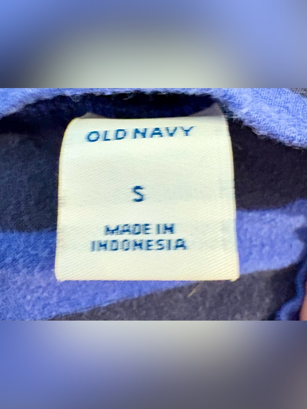 Old Navy Light Blue / Navy Blue body con dress - Picture 2 of 3